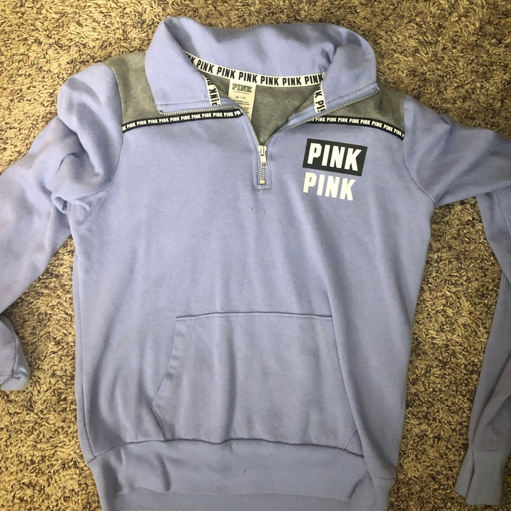 VS Pink spirit 1/4 zip hoodie